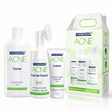 Acne Kit - Facial Foam, Toner, Cream